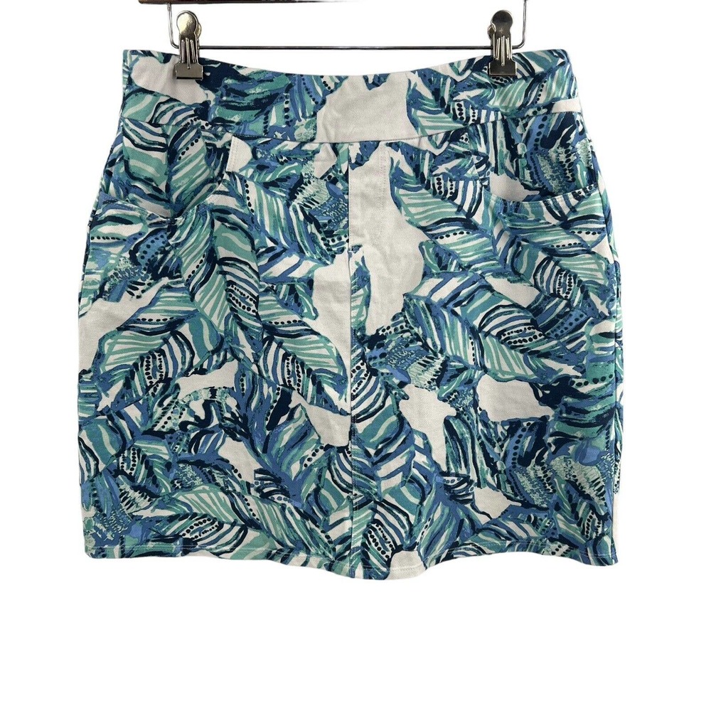 Soft Surroundings Floral Mini Skirt Medium